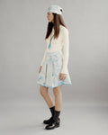 Bound Box Pleat Skirt