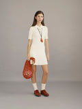 Godet Knit Dress