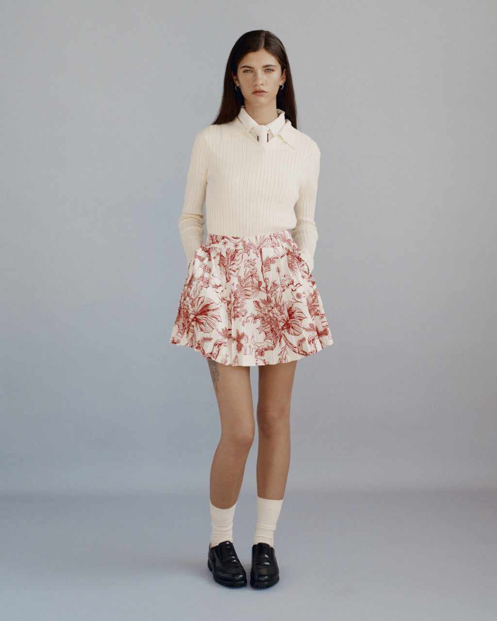 Knife Pleat Skirt