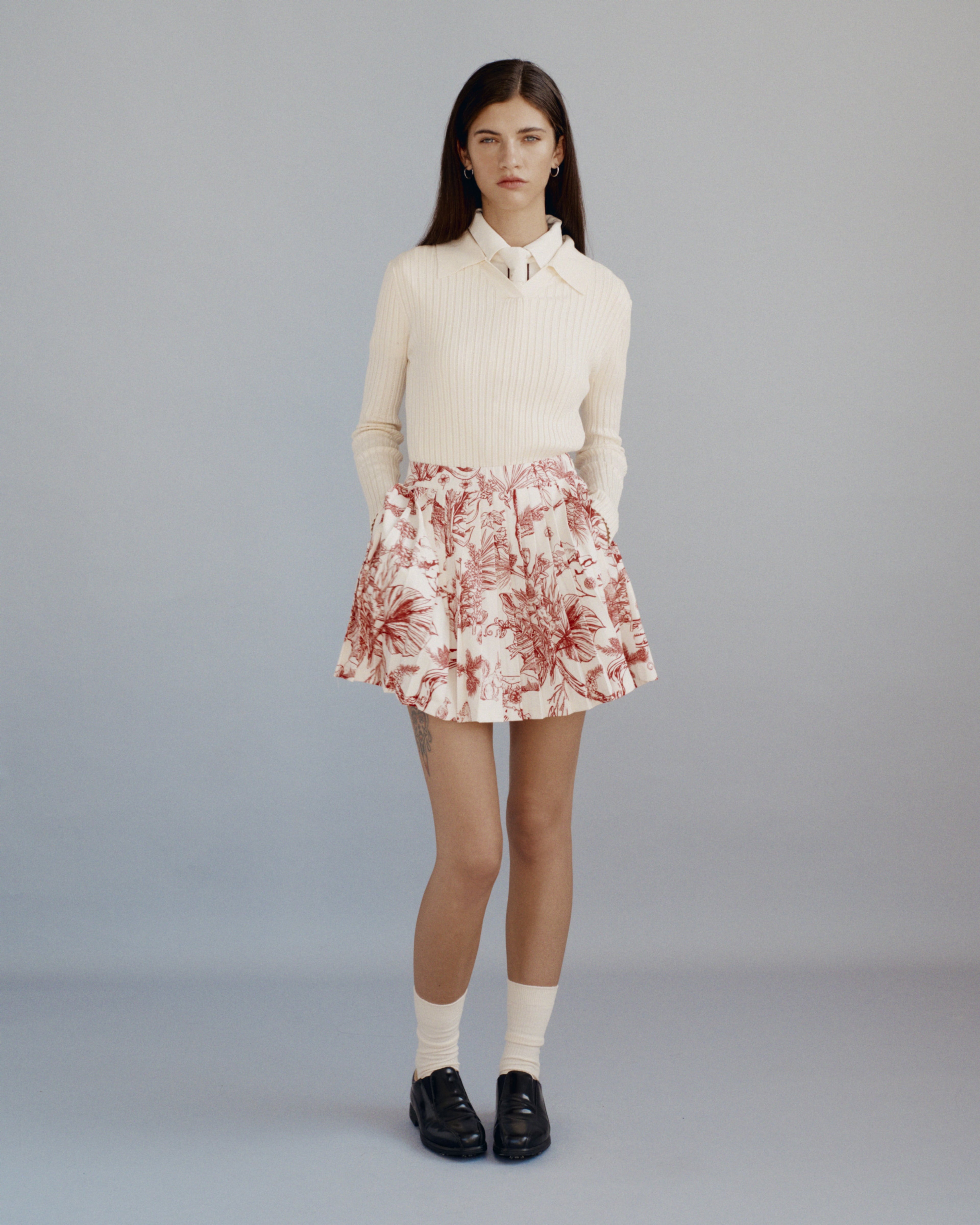 Knife Pleat Skirt
