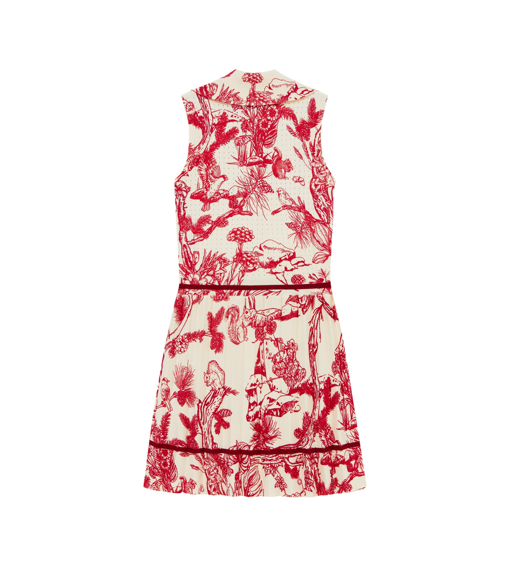 Knit Pleat Dress