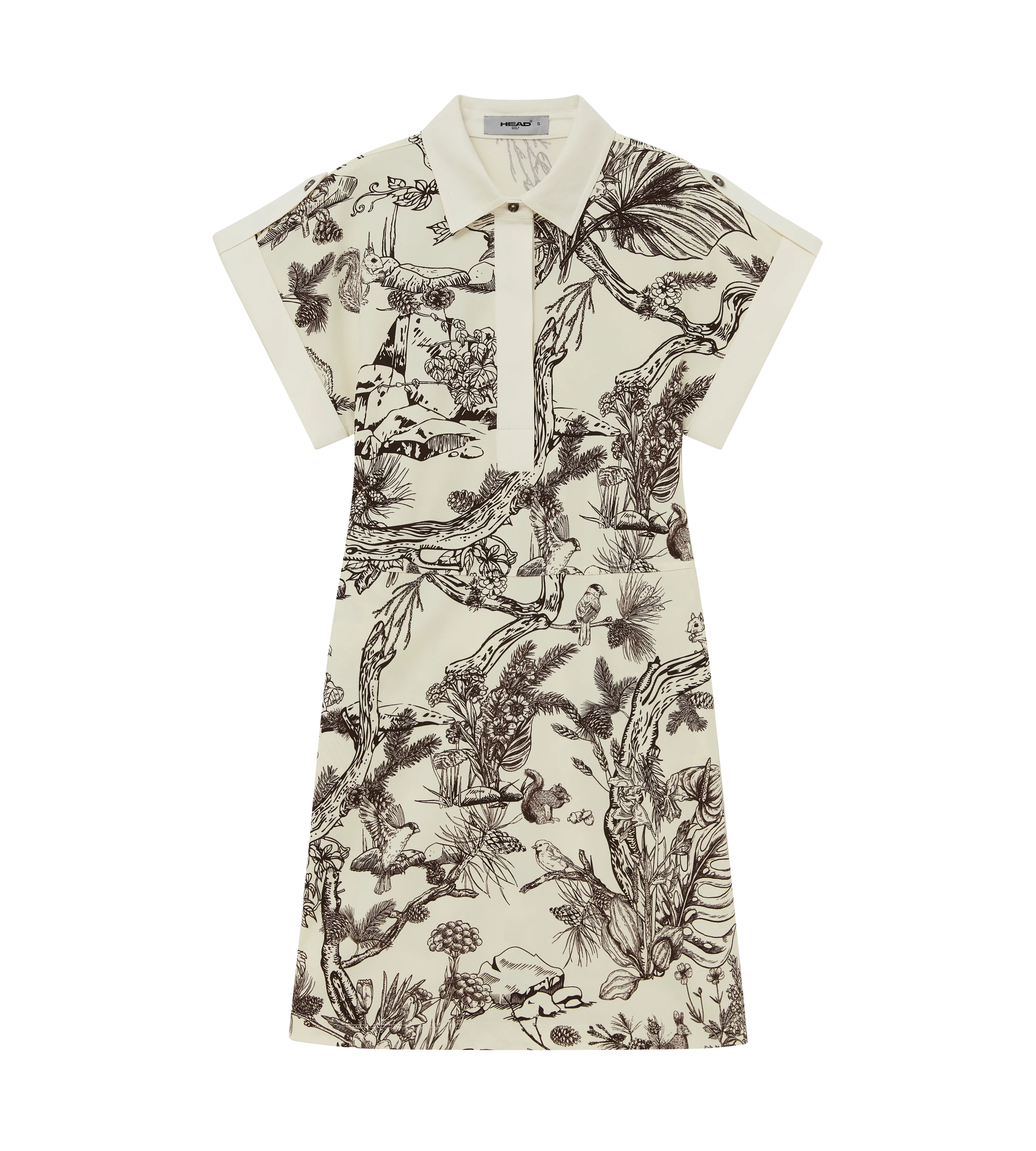Sleeve Rolled Dress
