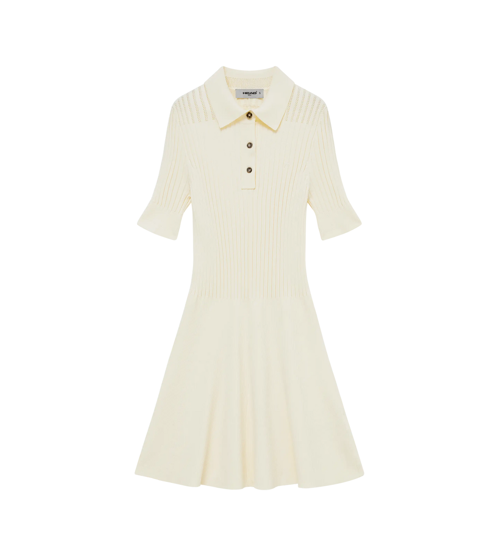 Godet Knit Dress
