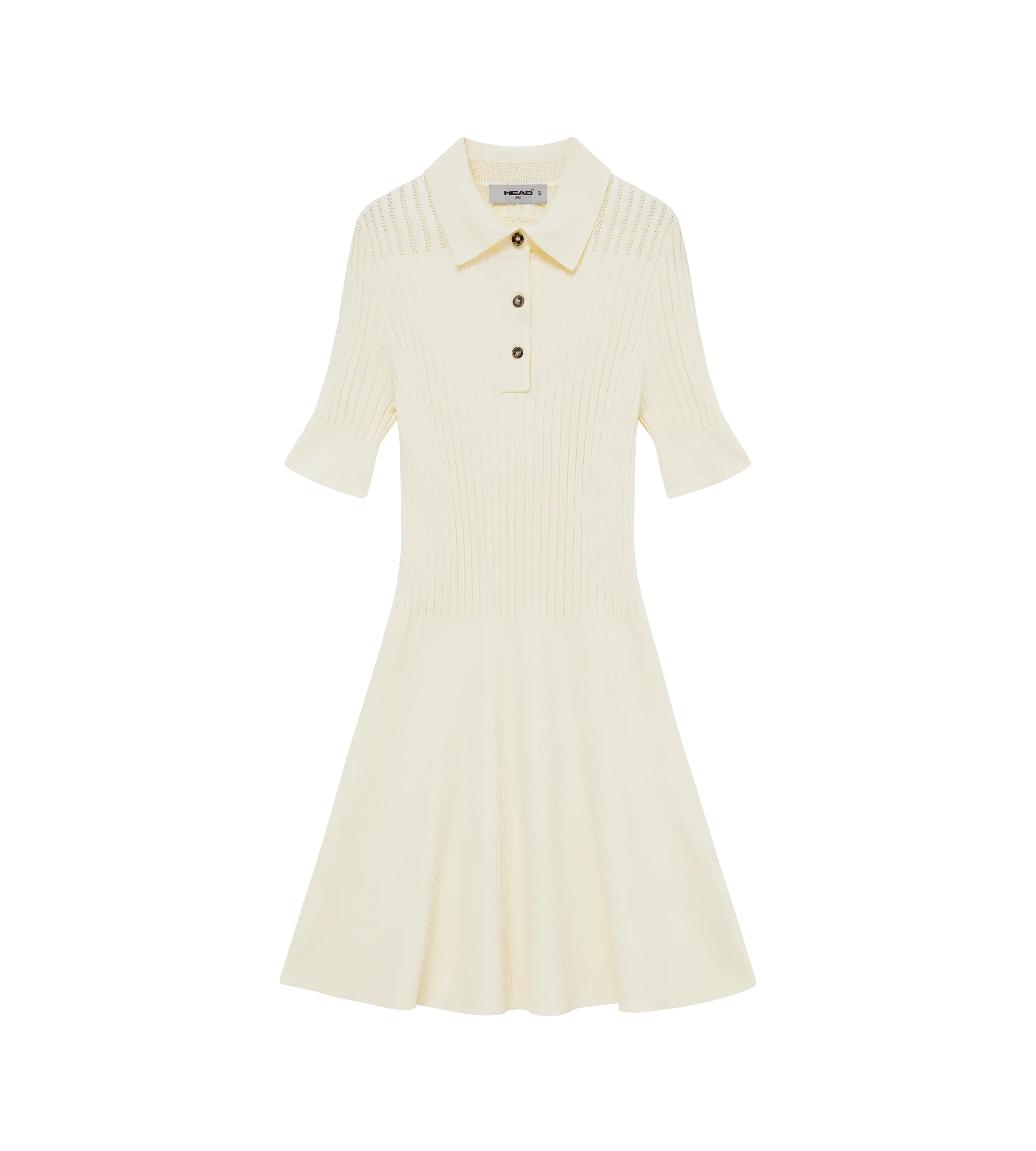 Godet Knit Dress