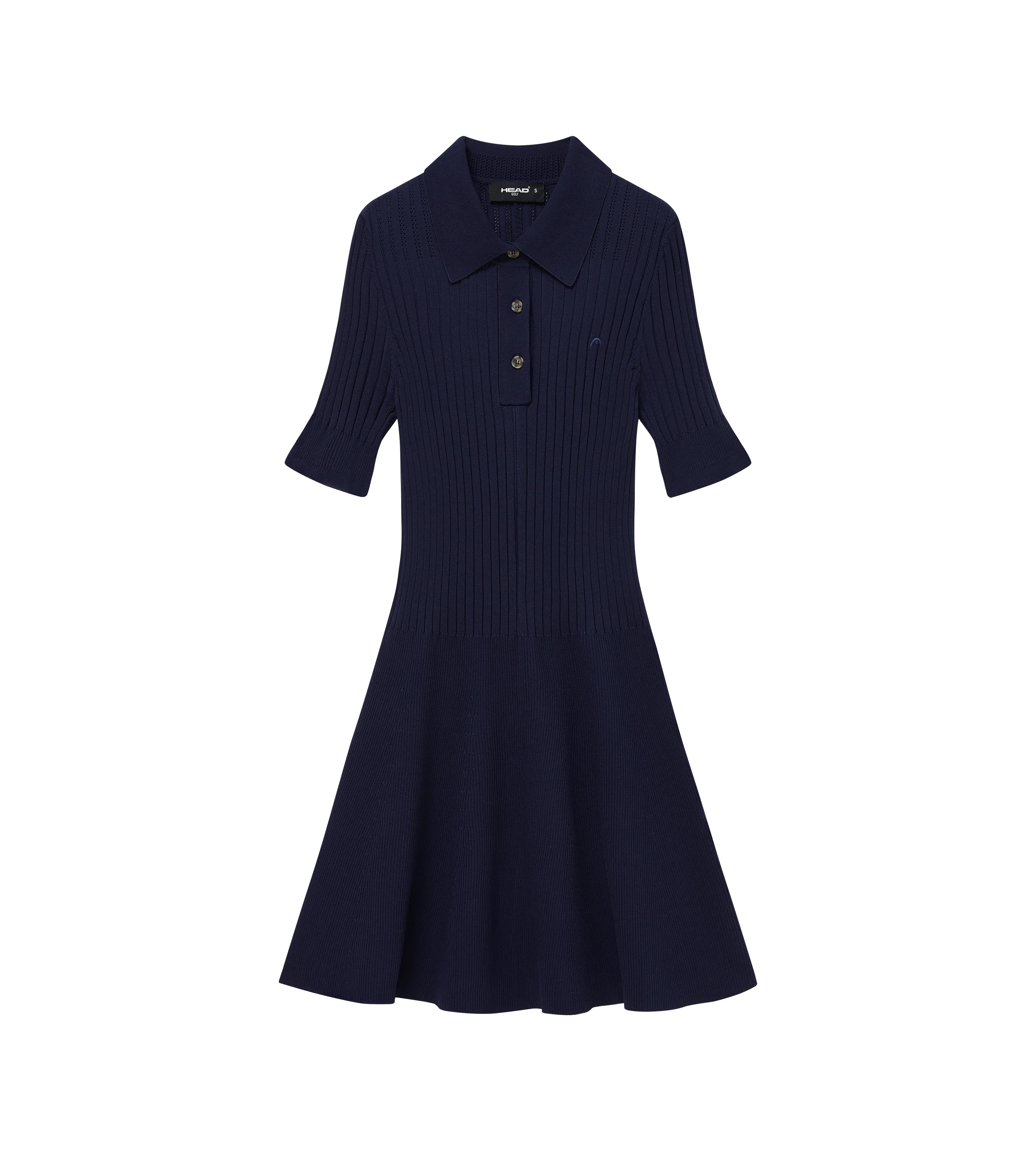 Godet Knit Dress