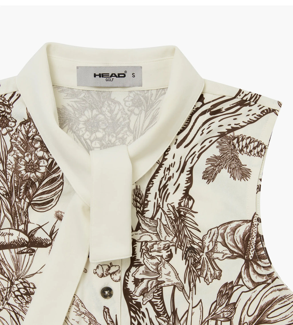 Tie Collar Top