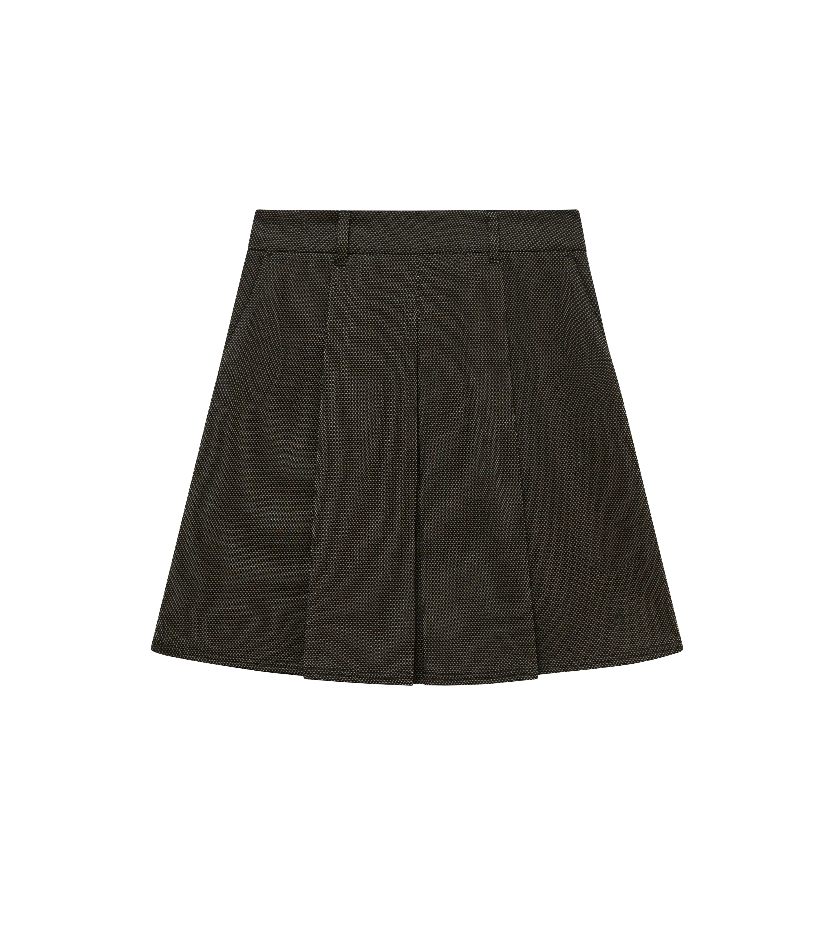 Bound Box Pleat Skirt