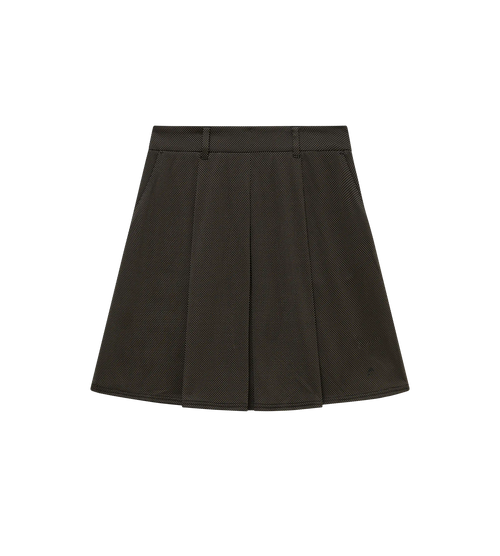 Bound Box Pleat Skirt