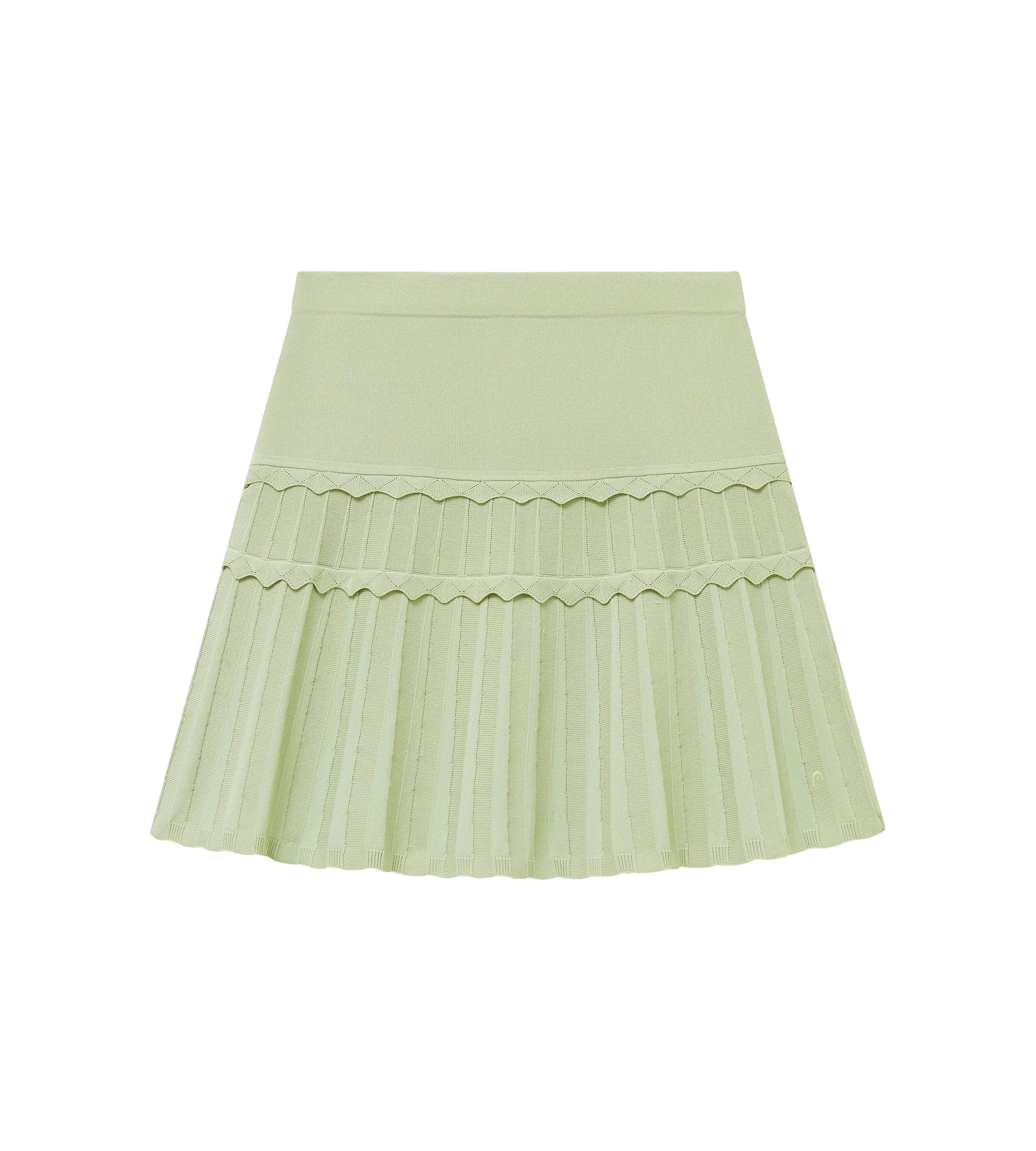 Eyelet Knit Skirt