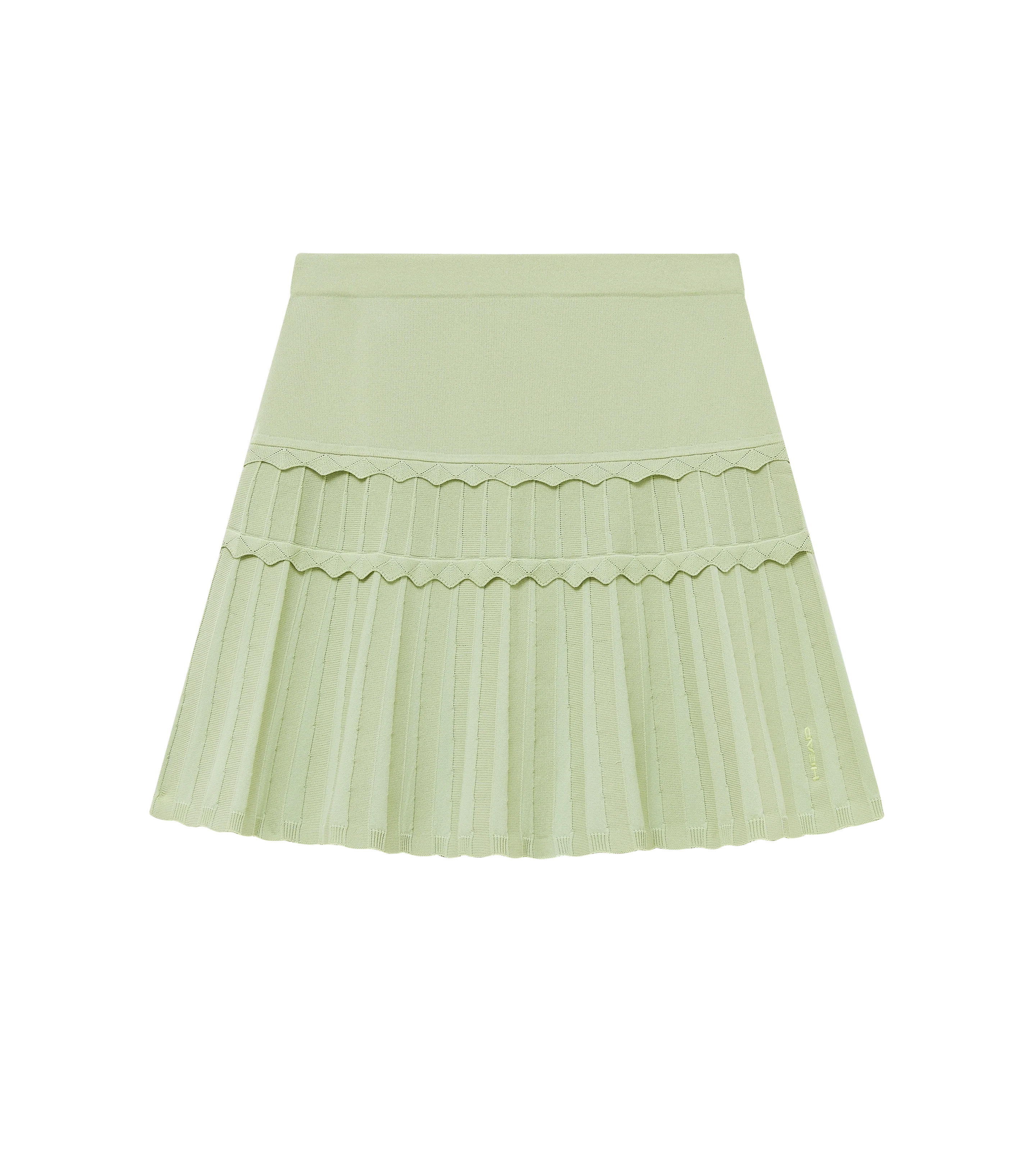 Eyelet Knit Skirt