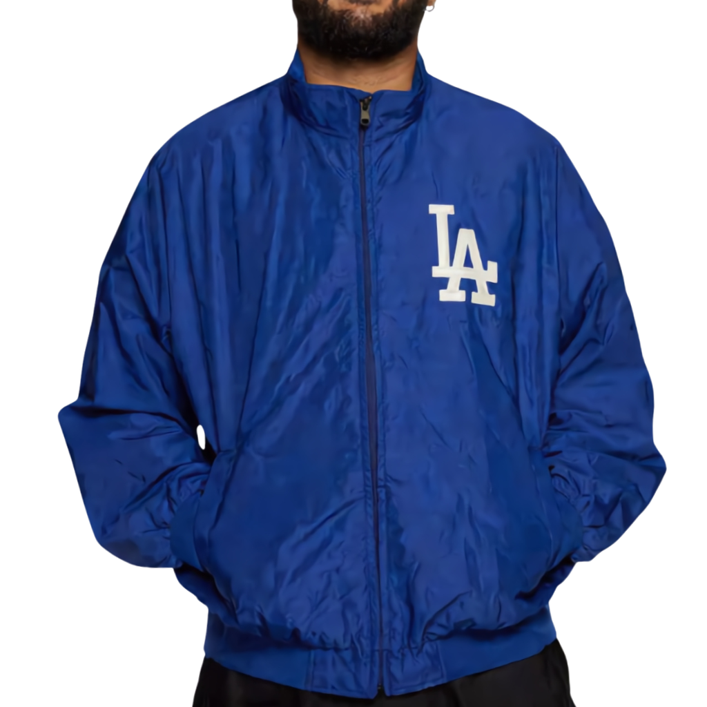 Los Angeles Dodgers Zip Windbreaker with Left Chest Team Logo