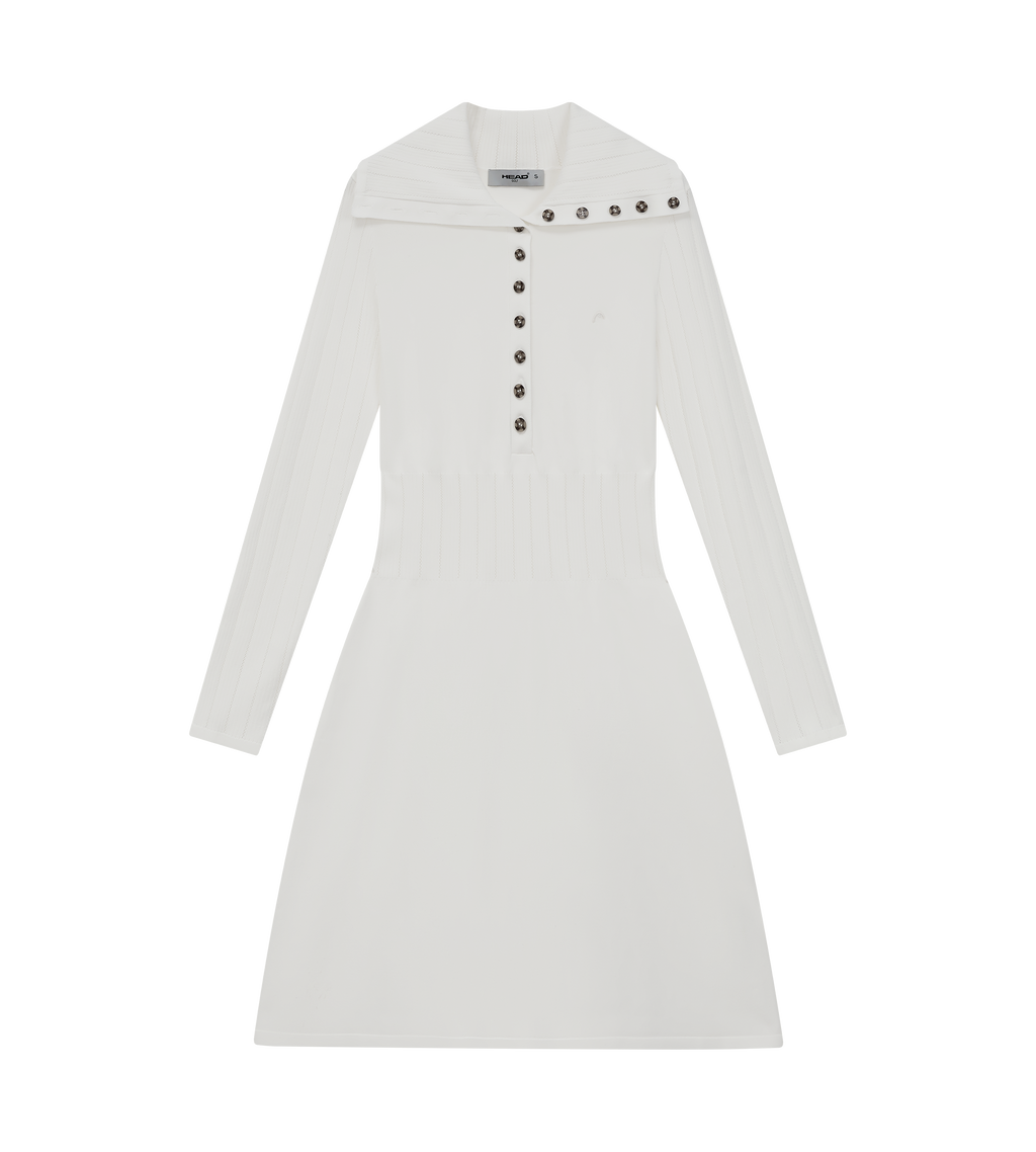 Pointelle Knit Dress