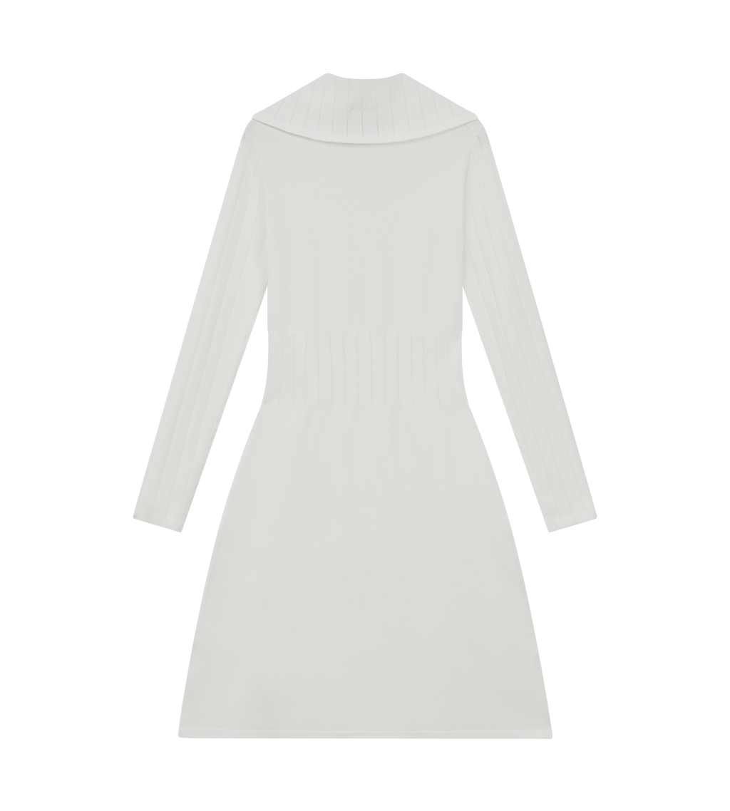 Pointelle Knit Dress