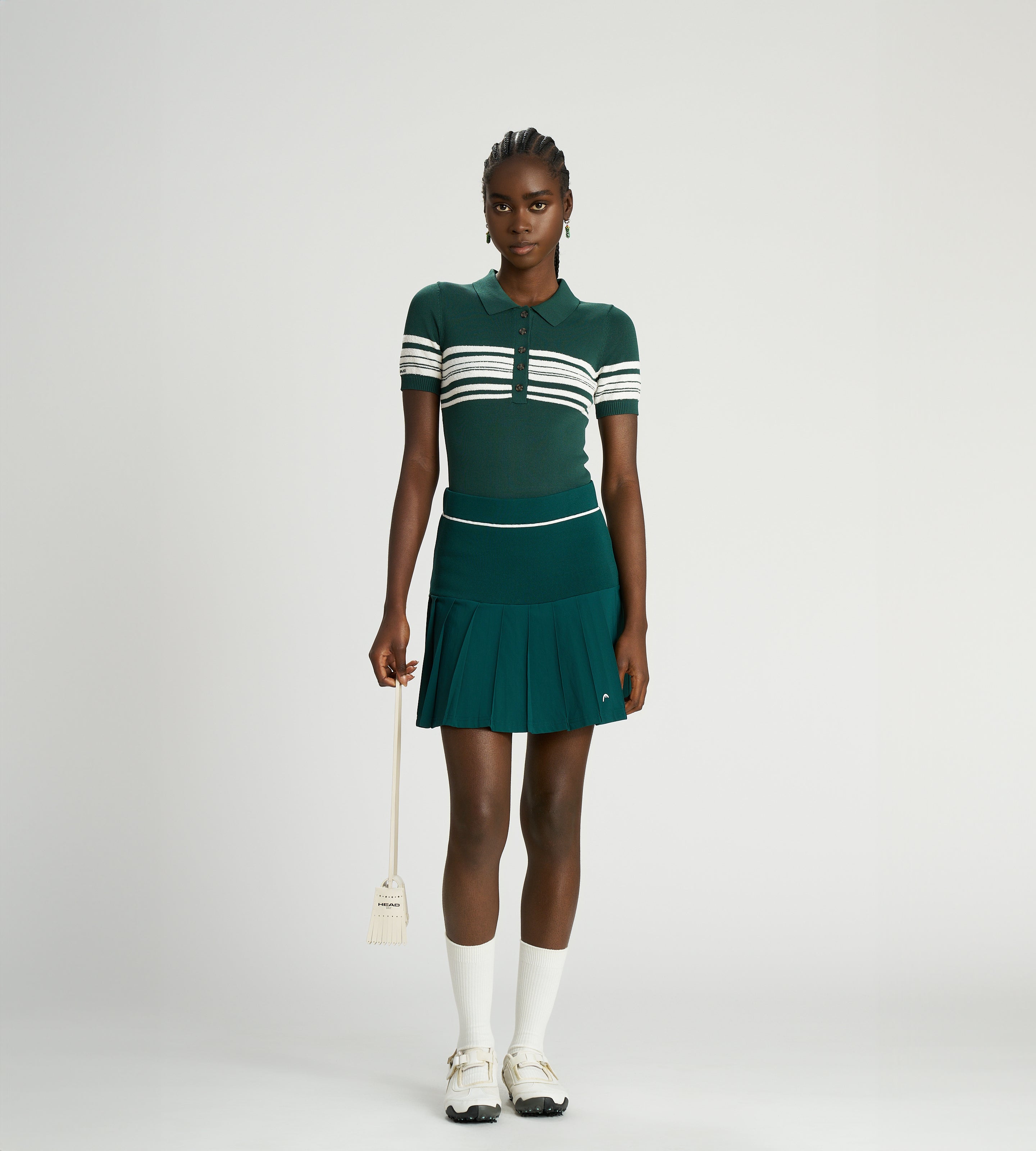 Stripe Knit Polo